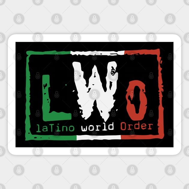 LWo - Latino world order - pro wrestling Magnet by Bod Mob Tees